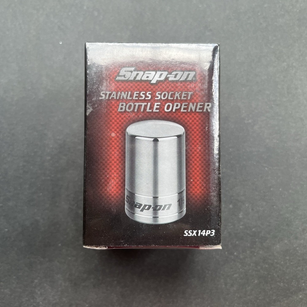 Snap-on SSX14P3 Stainless Steel Socket Bottle Opener NEW Sealed Novelty Gift